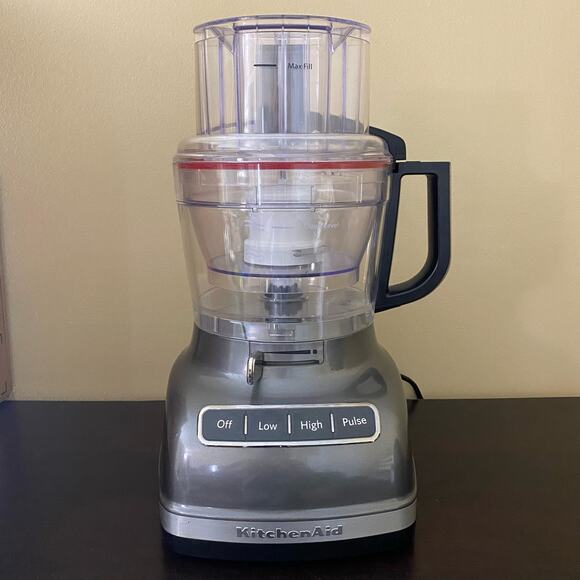 KitchenAid RKFP1133QG 11-Cup Food Processor Liquid Graphite - Picture 1 of 9
